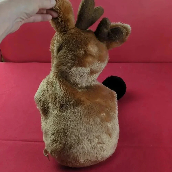 Vintage Rudolf The Red Nosed Reindeer Hand Puppet, By Animal Express, 70s - Picture 7 of 10